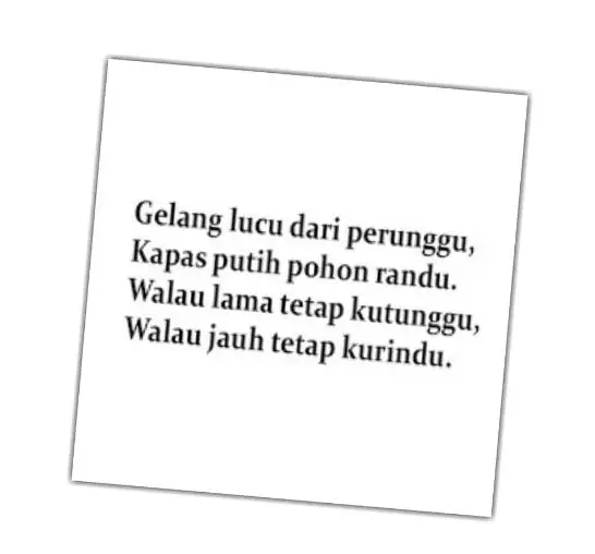 Pantun lucu rindu pacar © berbagai sumber