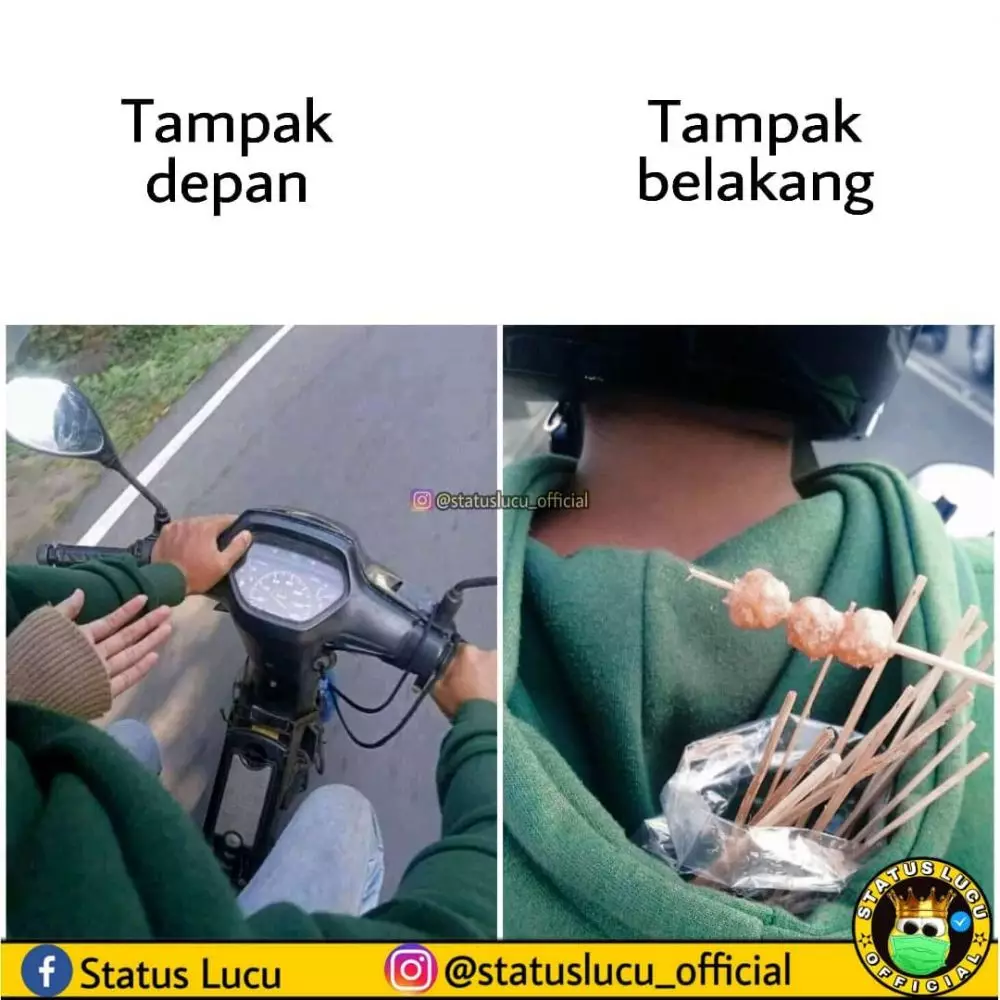 potret lucu tampak depan sama belakang lucu abis © 2021 instagram.com potret lucu tampak depan sama belakang lucu abis © 2021 instagram.com