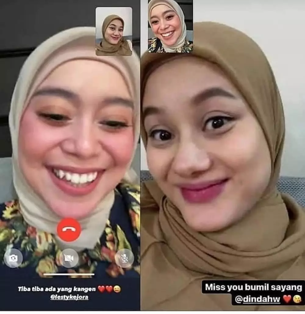 kedekatan dinda hauw dan lesty kejora © berbagai sumber