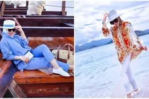 Mewahnya kapal pinisi sewaan Syahrini di Labuan Bajo, intip 9 fotonya