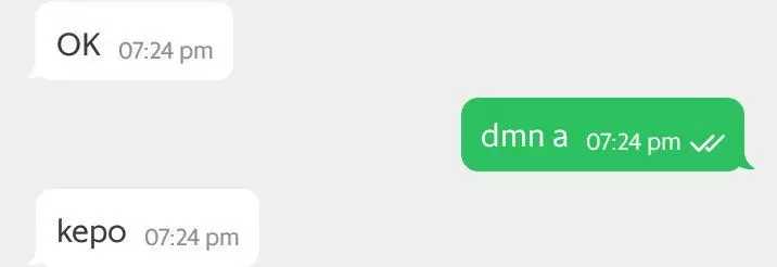 chat lucu driver ojek online ditanyain lokasinya © 2021 instagram.com