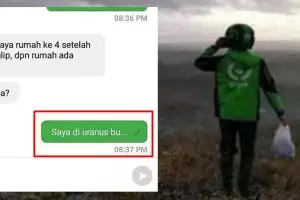 13 Chat lucu driver ojek online ditanya lokasi ini jawabannya nyeleneh
