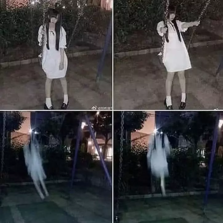 benda kalau difoto malam hari jadi serem © 2021 instagram.com