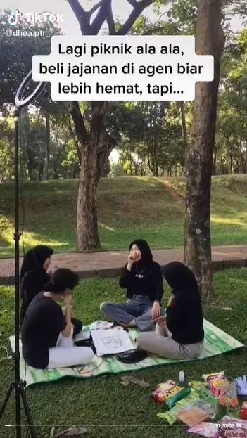 piknik buka warung © 2021 TikTok