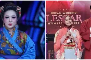 Pesona 7 pedangdut dalam balutan kimono, Soimah disebut mirip geisha