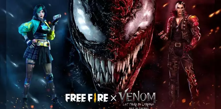 Akhirnya Free Fire hadirkan koleksi eksklusif Venom dalam game  