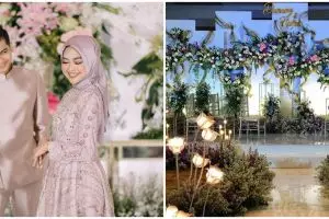 Dekorasi lamaran 15 seleb, terbaru milik Ria Ricis bertabur bunga