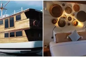 Potret kapal yang disewa 7 seleb di Labuan Bajo, fasilitas komplet