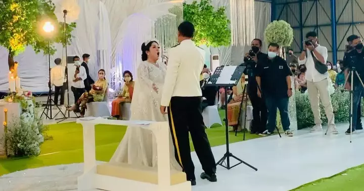 Momen pernikahan Joy Tobing Instagram© 2021 brilio.net