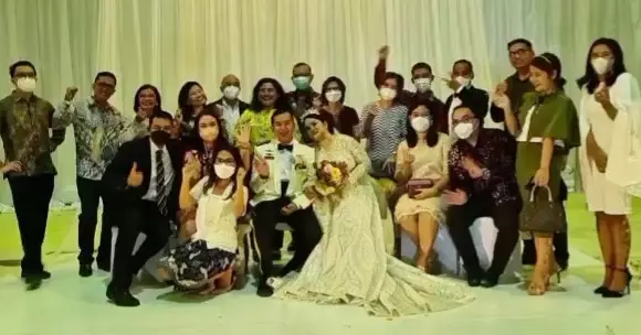 Momen pernikahan Joy Tobing Instagram© 2021 brilio.net