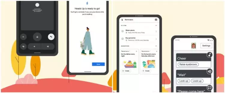 5 Fitur baru Google untuk Android, bisa komunikasi pakai gestur wajah
