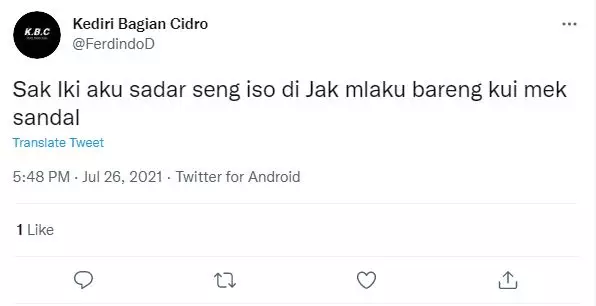 Kata-kata cinta bertepuk sebelah tangan bahasa Jawa © berbagai sumber