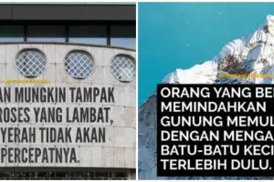 101 Kata-kata bijak bermental baja, penguat semangat meraih asa