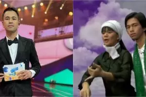 7 Potret lawas Raffi Ahmad jadi host acara musik, mirip Dimas Ahmad
