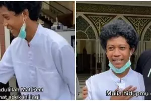 Aksi Raja anak pemilik masjid rapikan sandal tamu, alasannya haru