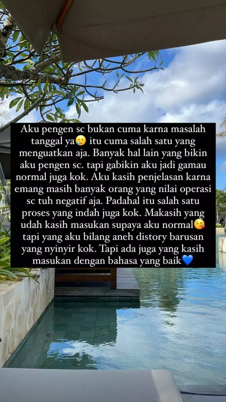 kesha ratuliu dihujat inginkan lahiran sesar © instagram kesha ratuliu dihujat inginkan lahiran sesar © instagram