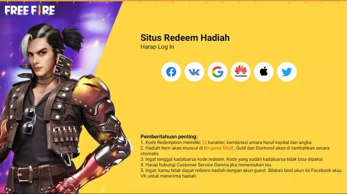 Tukar kode Redeem Free Fire 29 Sept © 2021 brilio.net