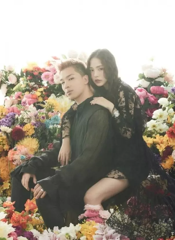 Potret romantis Taeyang dan Min Hyo-rin dari berbagai sumber