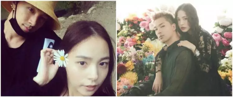 11 Potret romantis Taeyang dan Min Hyo-rin dari pacaran hingga menikah