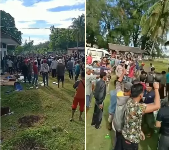 viral warga Aceh obrak-abrik gerai vaksinasi © 2021 brilio.net