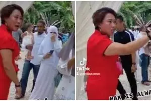Gelar resepsi setelah lima tahun menikah, wanita ini diomeli ibunya