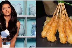 Makan di restoran mewah, Cardi B unggah foto makanan mirip sempol