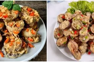 11 Resep kreasi terong cabai garam, gurihnya bikin nambah nasi