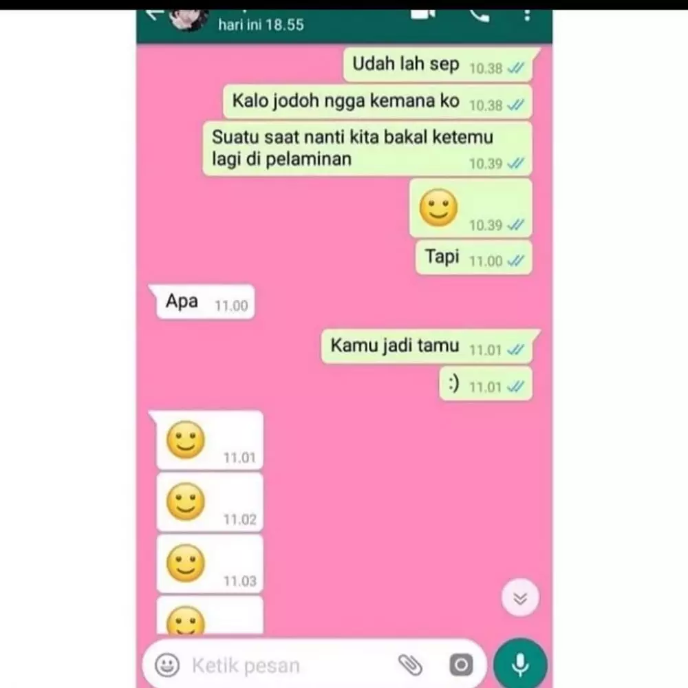 ngechat gebetan ternyat masih punya pacar © 2021 instagram.com