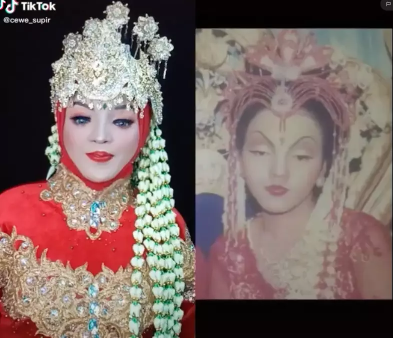 pengantin dilarang liat cermin © 2021 TikTok