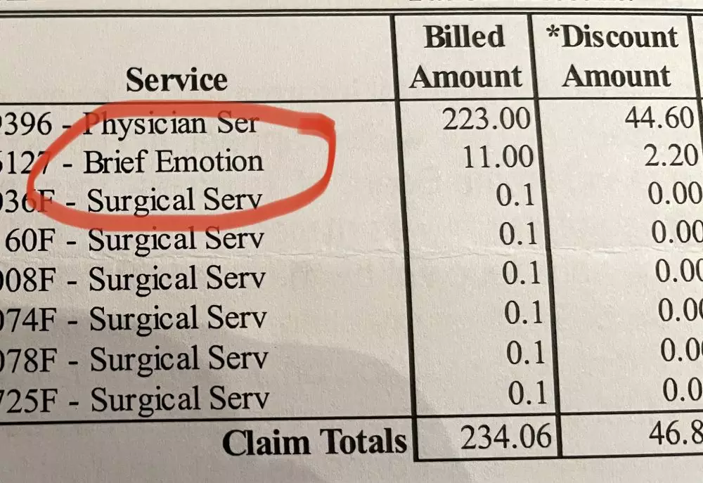Tagihan untuk menangis saat operasi © Istimewa