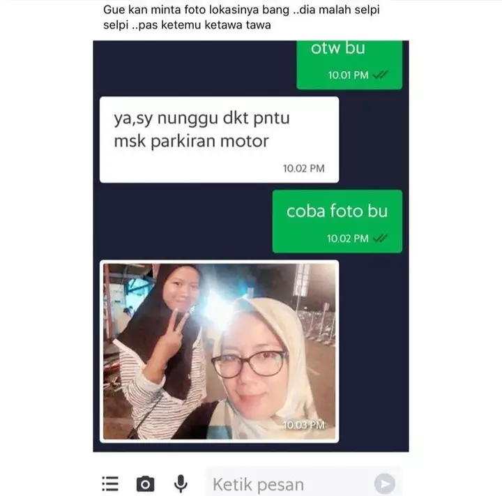 driver ojek online nyariin penumpang malah bingung © 2021 instagram.com driver ojek online nyariin penumpang malah bingung © 2021 instagram.com