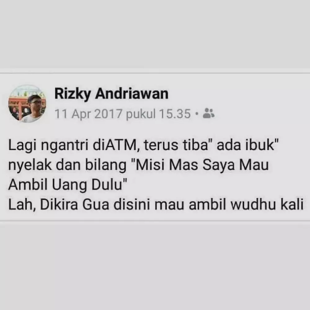 status FB mau cerita malah gini jadinya © 2021 instagram.com