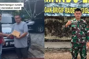 Sempat diremehkan orang, prajurit TNI ini sukses bangun rumah impian