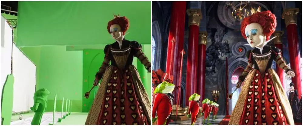 Adegan film Hollywood dengan efek CGI berbagai sumber