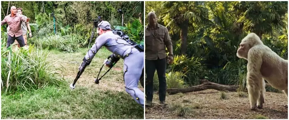 Adegan film Hollywood dengan efek CGI berbagai sumber