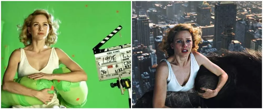 Adegan film Hollywood dengan efek CGI berbagai sumber