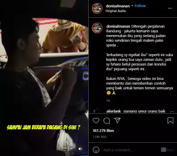 Doni Salmanan beli rokok pakai uang segepok tuai pujian Instagram Doni Salmanan beli rokok pakai uang segepok tuai pujian Instagram