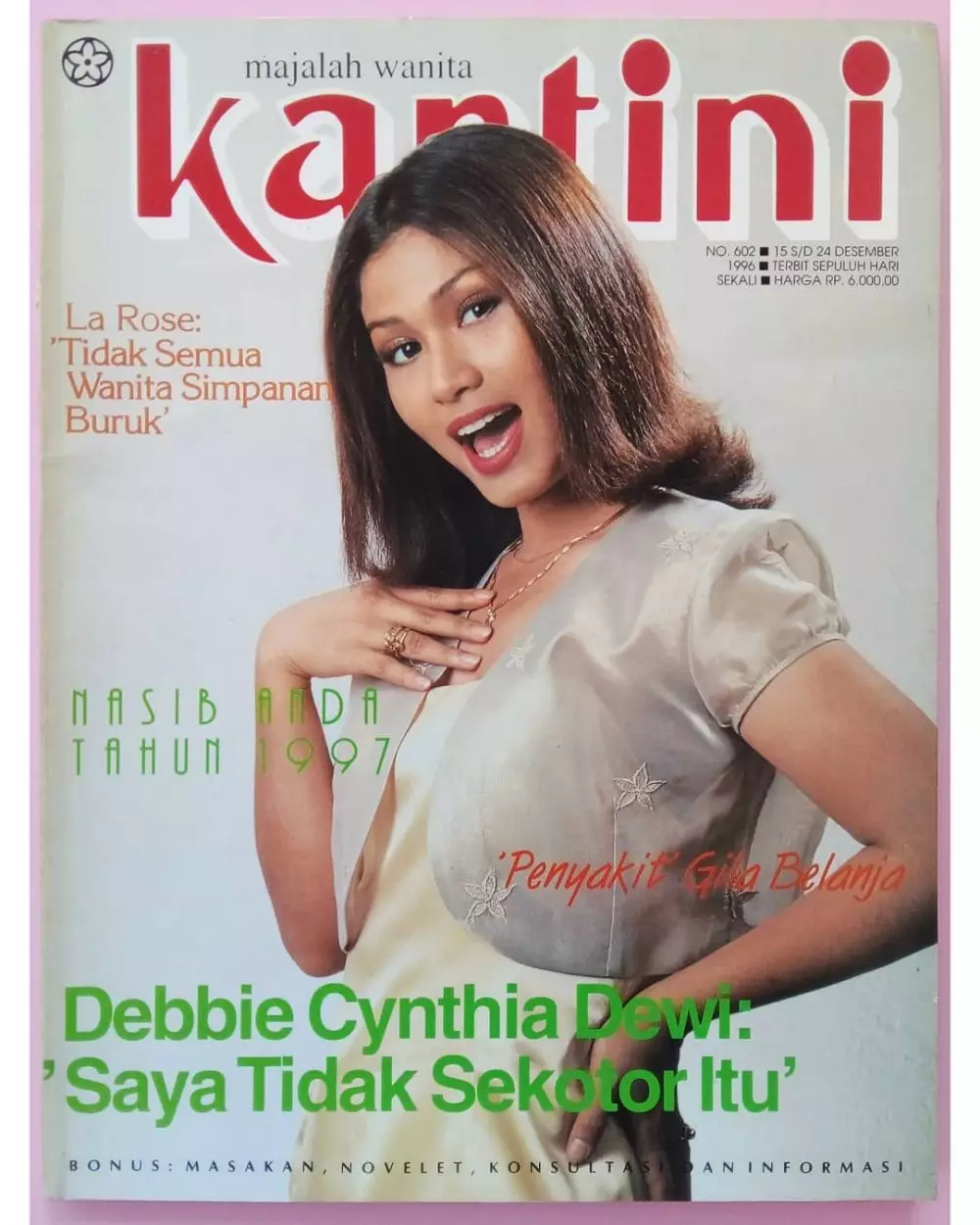 potret lawas tanara geraldine jadi cover majalah © berbagai sumber