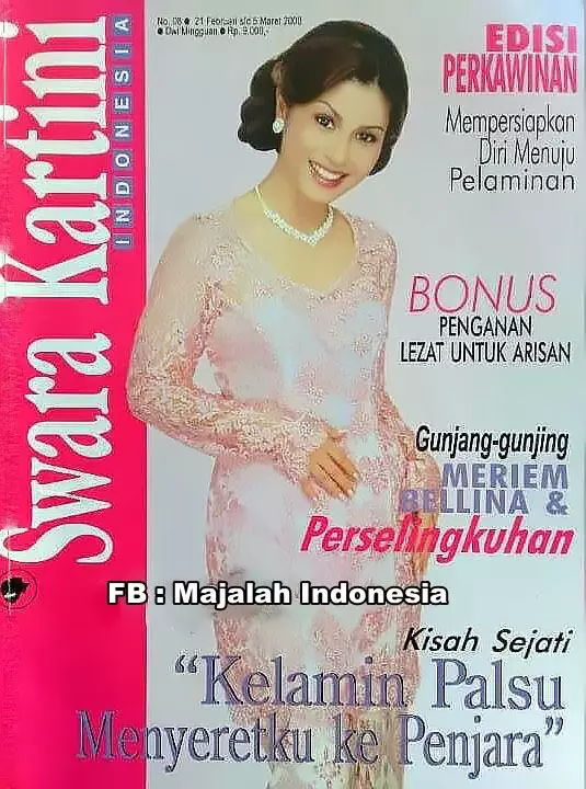 potret lawas tanara geraldine jadi cover majalah © berbagai sumber