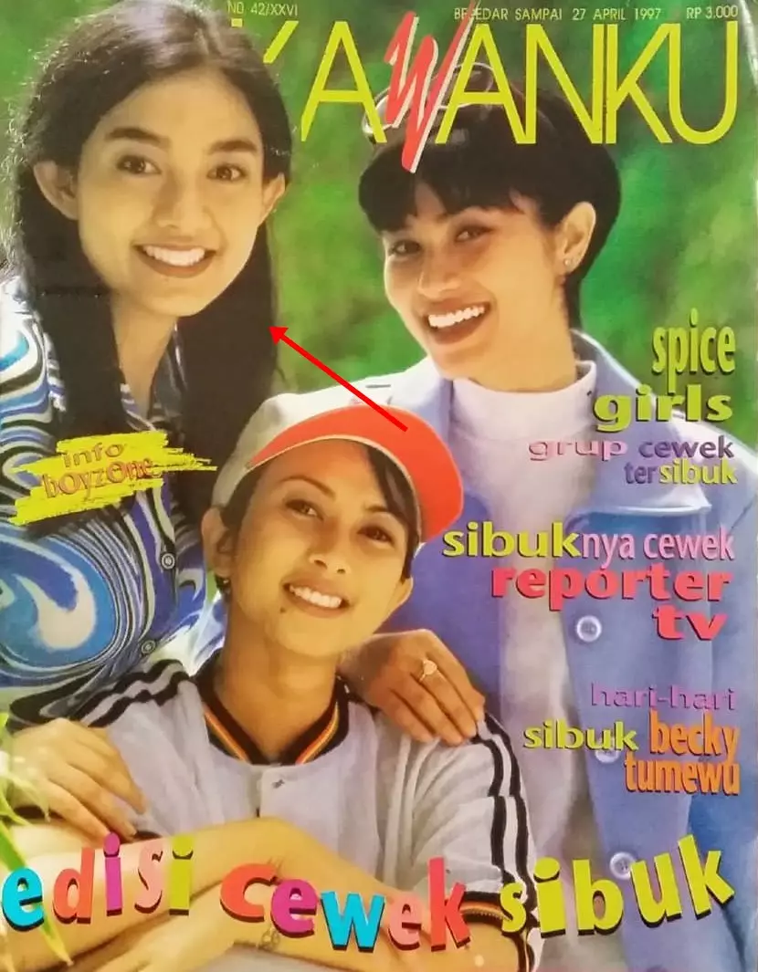 potret lawas tanara geraldine jadi cover majalah © berbagai sumber