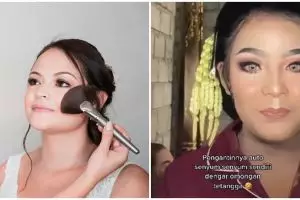 Dicecar pertanyaan emak-emak saat rias pengantin, MUA ini jawab santai