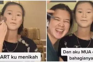 Aksi wanita dandani ART saat menikah tuai apresiasi, hasilnya memukau