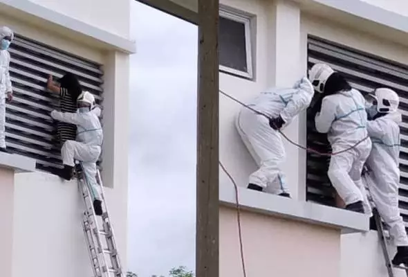 Pasien Covid-19 nekat kabur © Istimewa