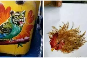 11 Potret lukisan ini nyeleneh banget, bikin lihat dua kali