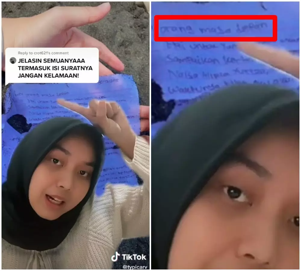 surat dalam botol © 2021 TikTok surat dalam botol © 2021 TikTok
