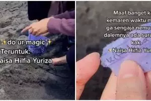Pergi ke pantai, wanita temukan botol isi surat ditulis 6 tahun lalu