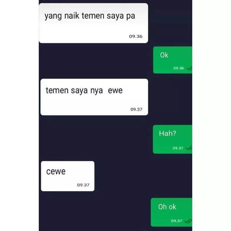 driver ojek online juga bisa cuek © 2021 instagram.com