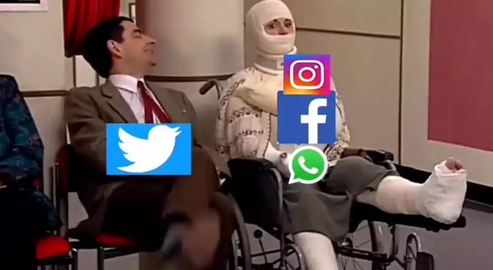 meme ig wa fb down © 2021 Twitter