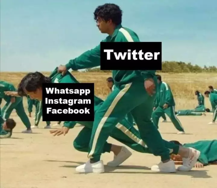 meme ig wa fb down © 2021 Twitter