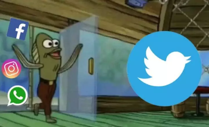meme ig wa fb down © 2021 Twitter